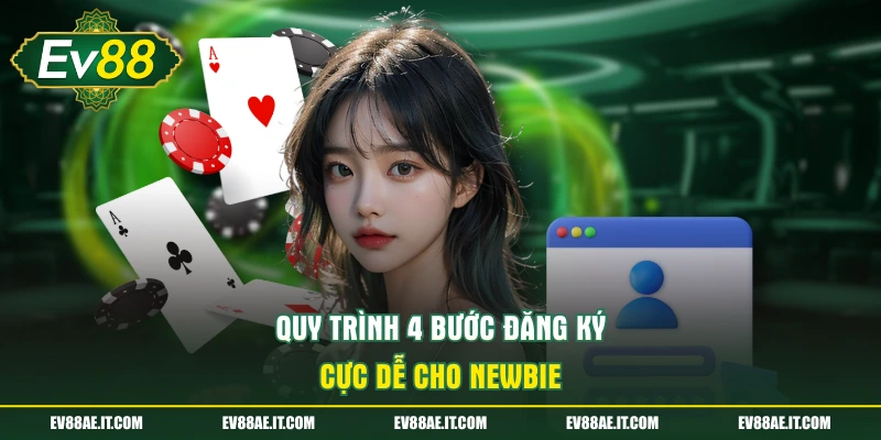 Quy trình 4 bước đăng ký cực dễ cho newbie